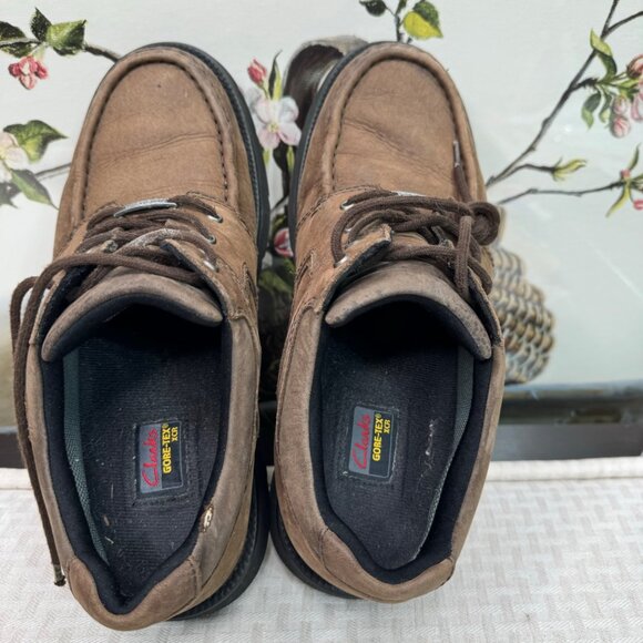Clarks Gore-Tex XCR Mens Brown Leather Casual Shoes Size 9M main image 7